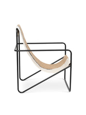Ferm Living Desert Lounge Chair - Black/Soil
