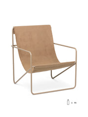 Ferm Living Desert Lounge Chair - Cashmere/Sand