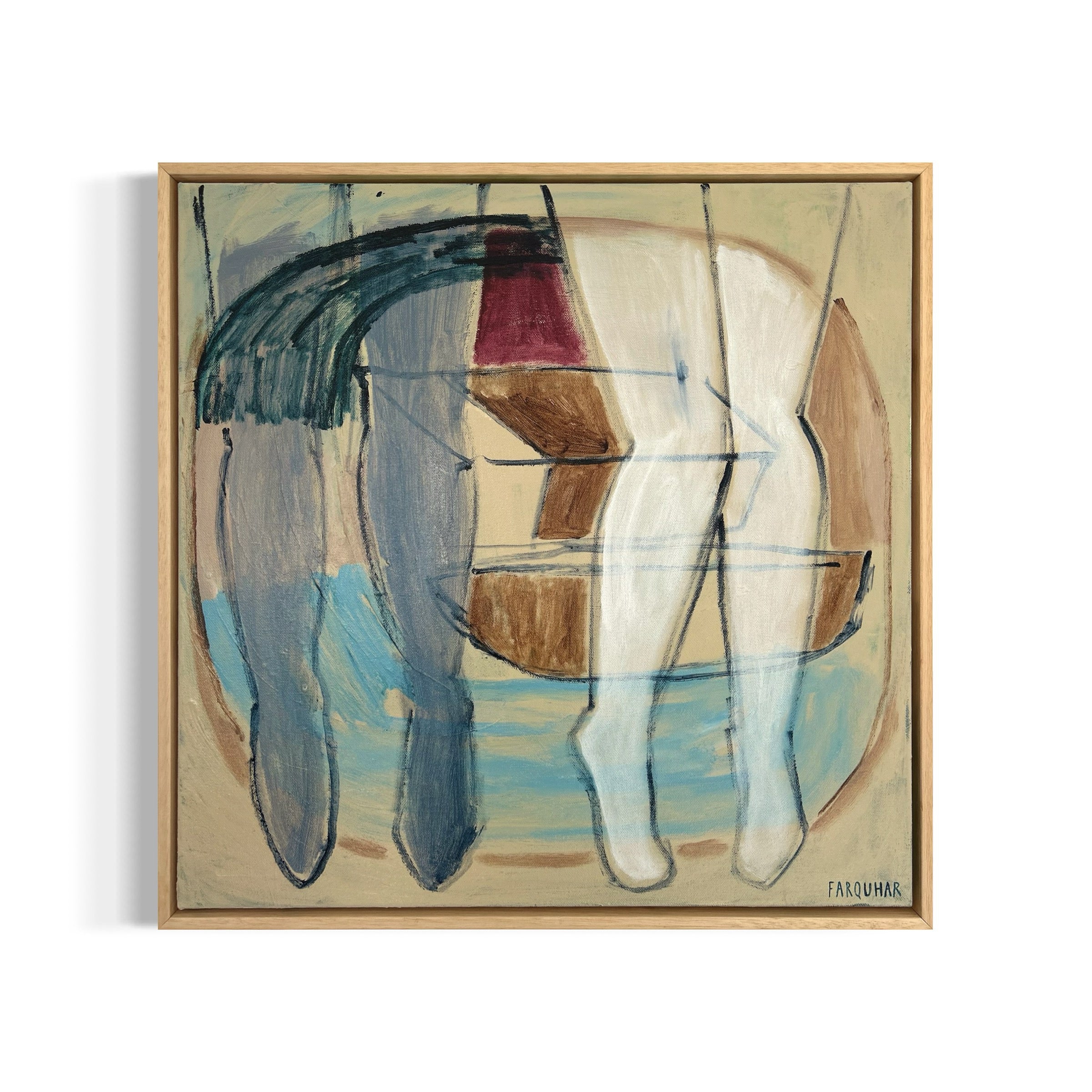 ARTWORK - 'Knowing Things Without Talking' - Sophie Farquhar - Noosa Local Artist