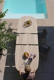 Albatros Organic Extension Outdoor Dining Table