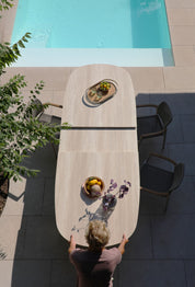 Albatros Organic Extension Outdoor Dining Table