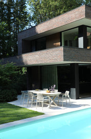 Albatros Organic Extension Outdoor Dining Table