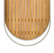 PEBL Cloud Outdoor Tray (Teak & Aluminium)