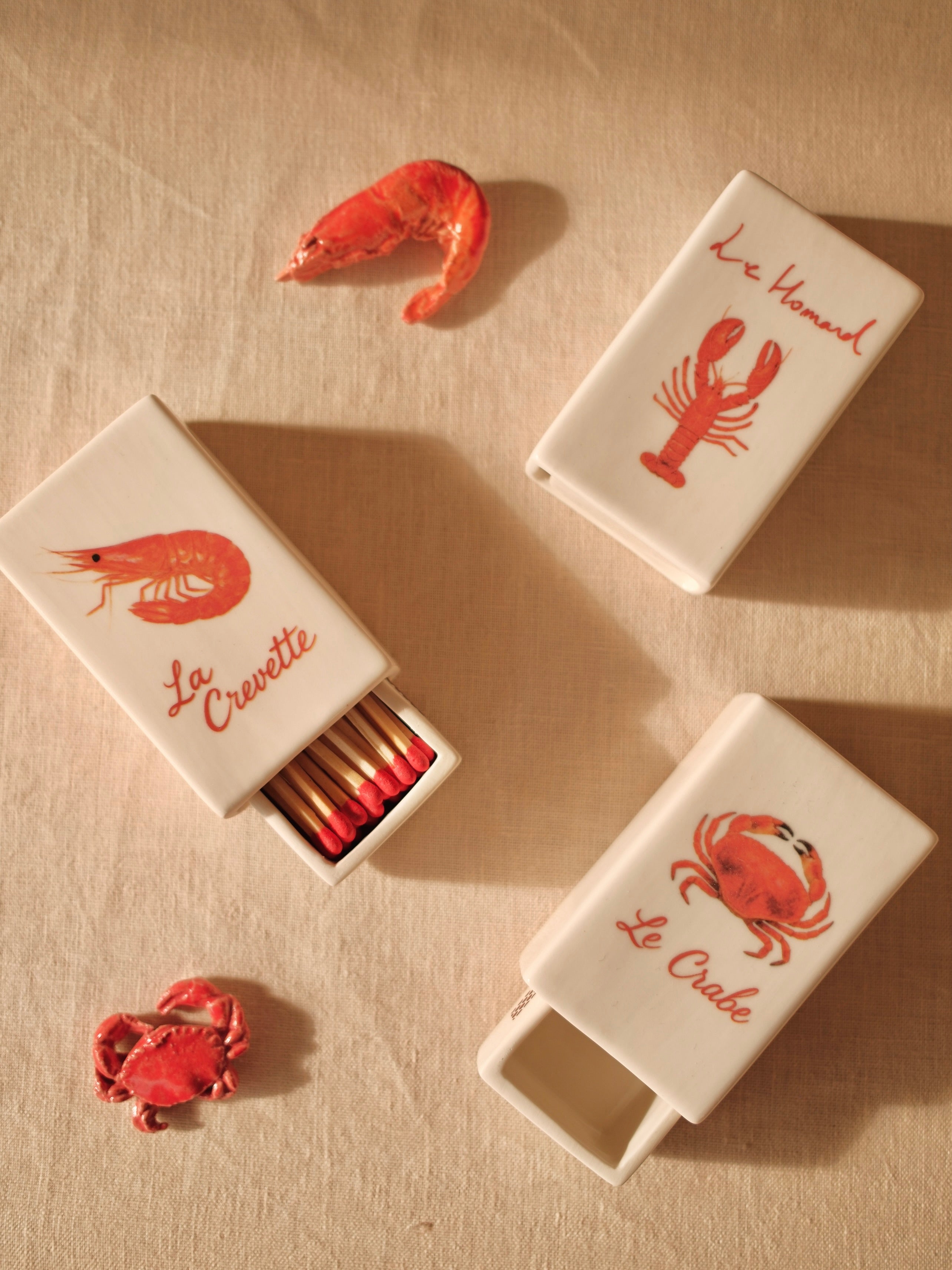 Ini Ceramique Matchboxes
