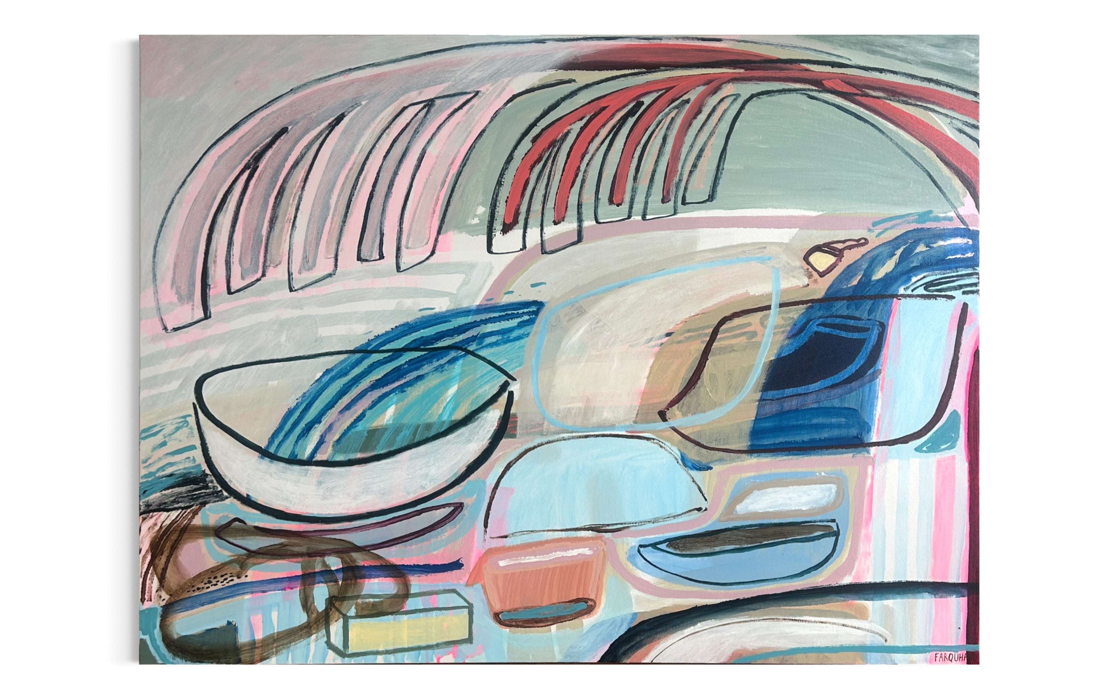 ARTWORK - 'Run Free' - Sophie Farquhar - Local Noosa Artist