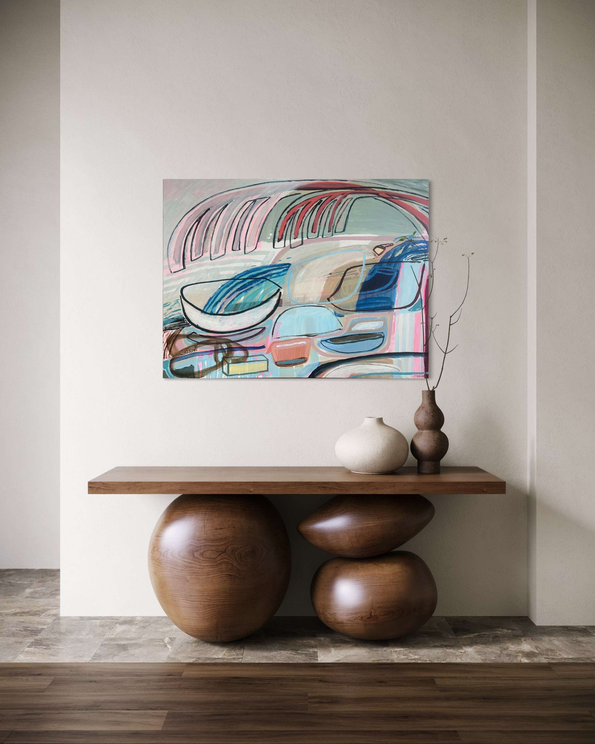 ARTWORK - 'Run Free' - Sophie Farquhar - Local Noosa Artist