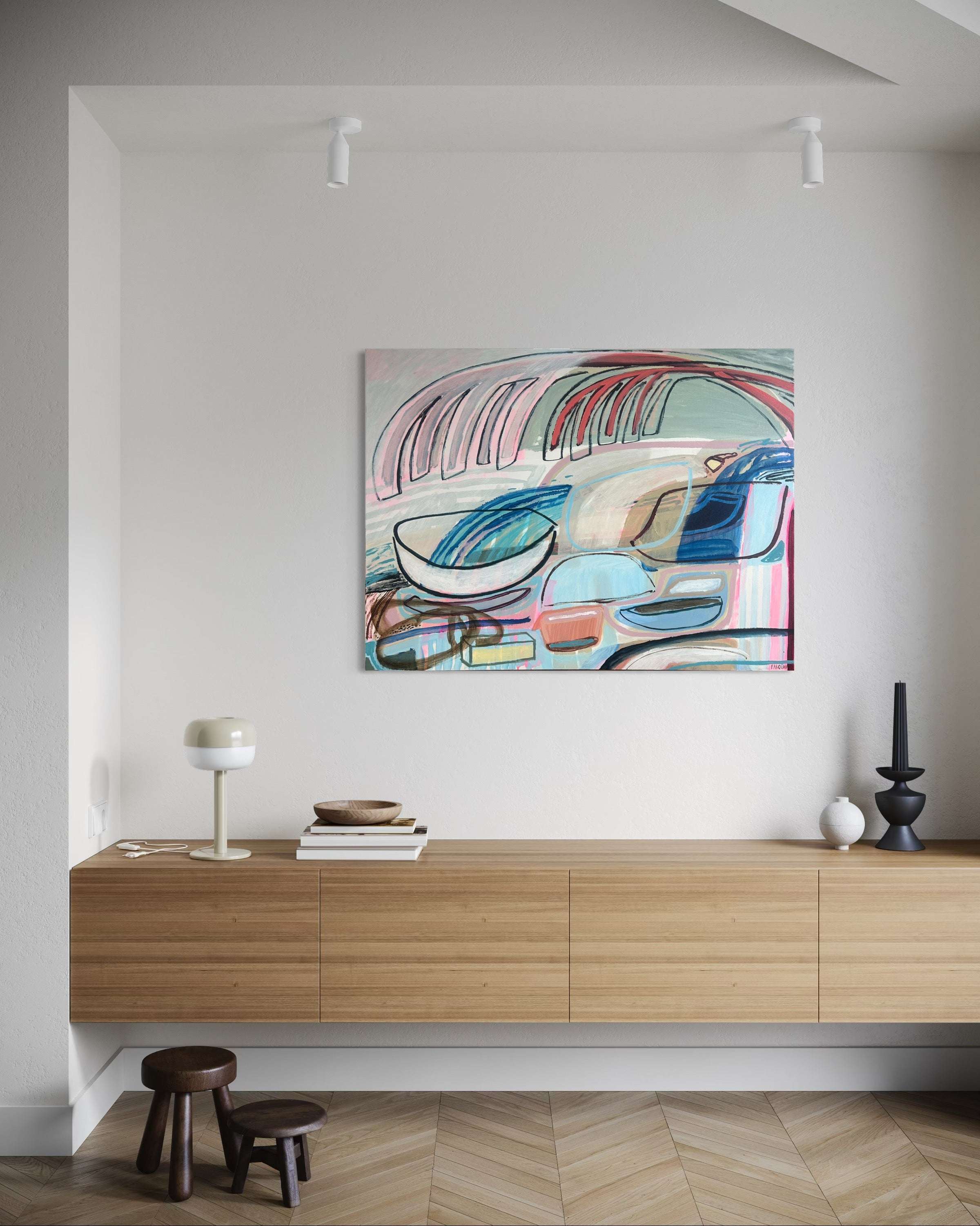 ARTWORK - 'Run Free' - Sophie Farquhar - Local Noosa Artist