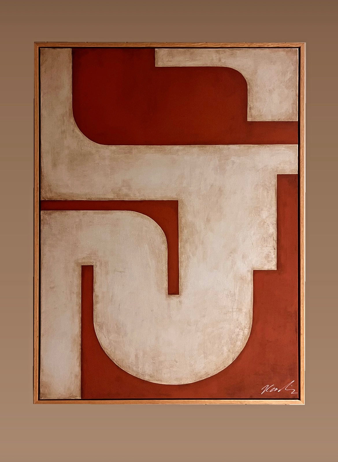 ARTWORK - 'Too Much Never Enough' - Jo Cardiff - Local Noosa Artist