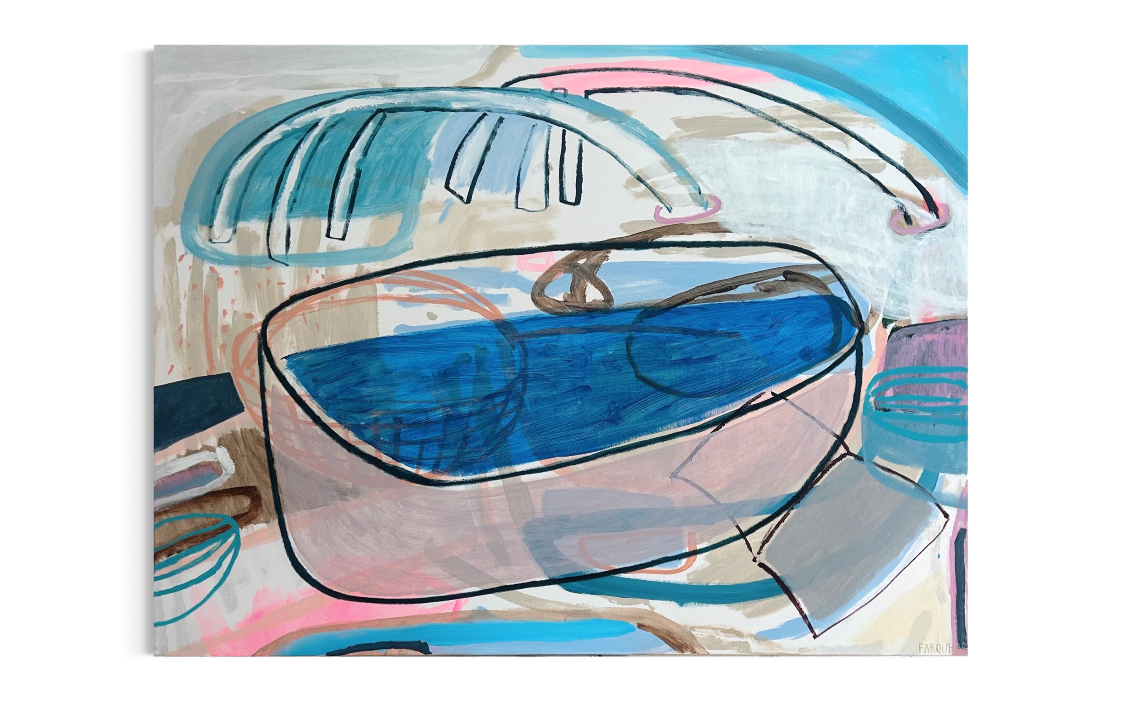 ARTWORK - 'Shady Spot' - Sophie Farquhar - Noosa Local Artist