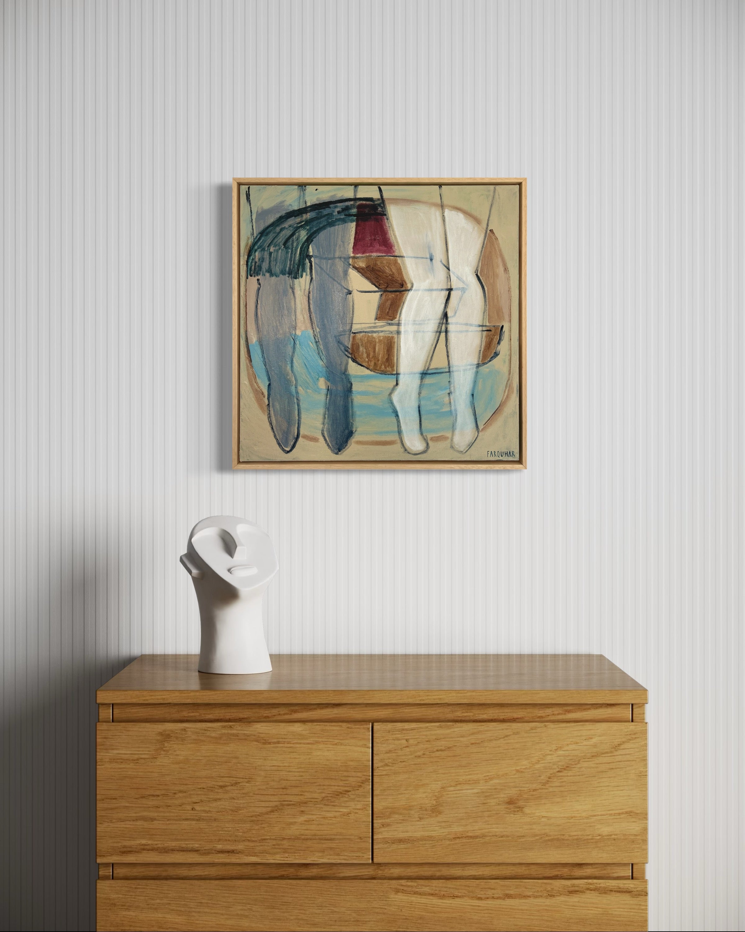 ARTWORK - 'Knowing Things Without Talking' - Sophie Farquhar - Noosa Local Artist