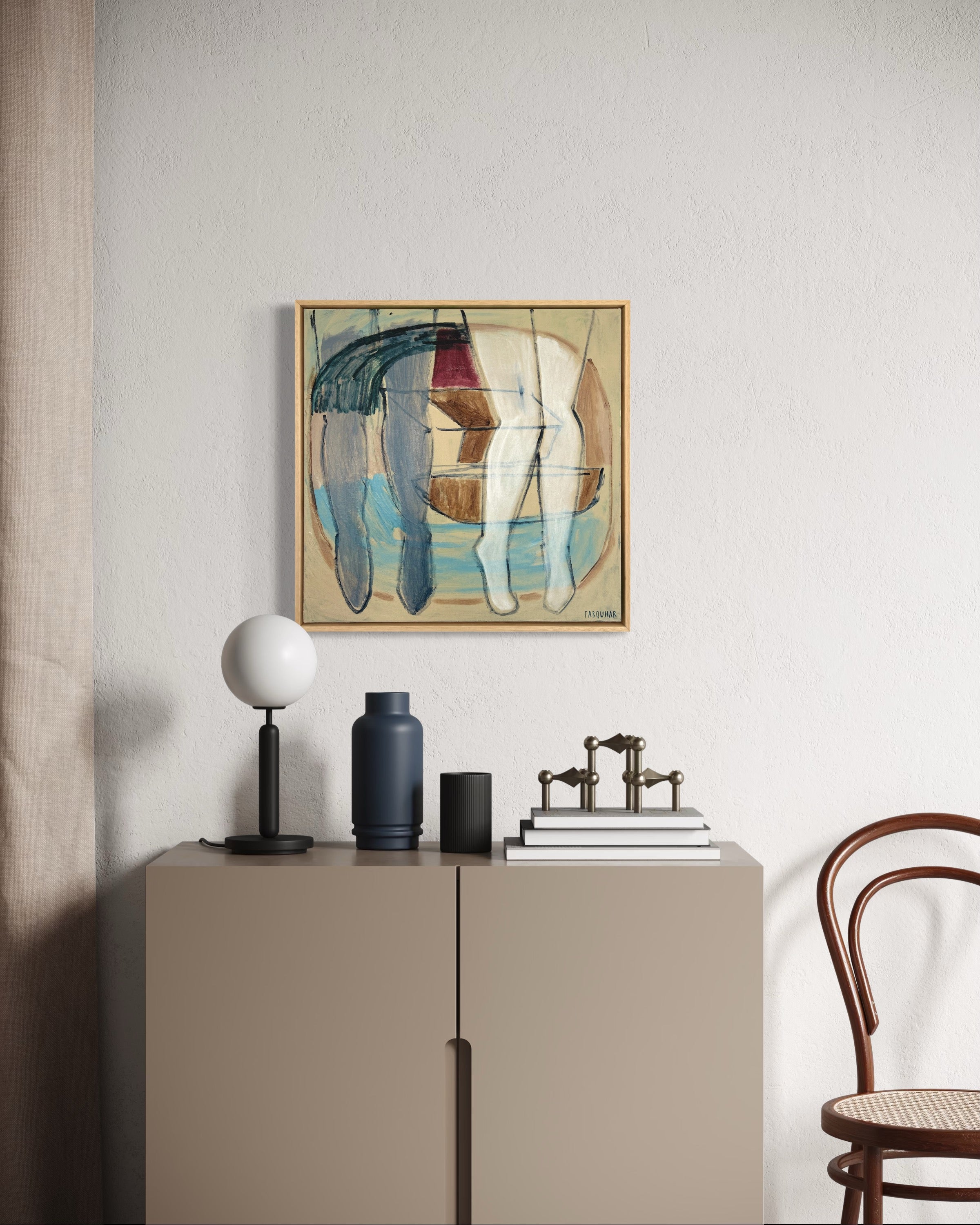 ARTWORK - 'Knowing Things Without Talking' - Sophie Farquhar - Noosa Local Artist