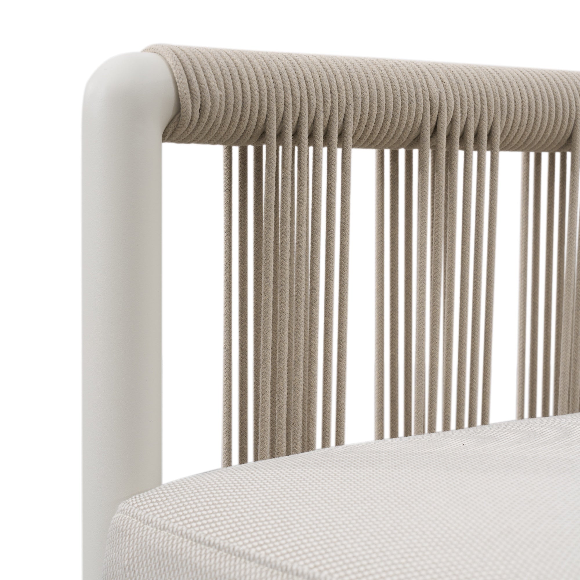 Palm Haus Outdoor Upholstered Rope 3-Seater Sofa