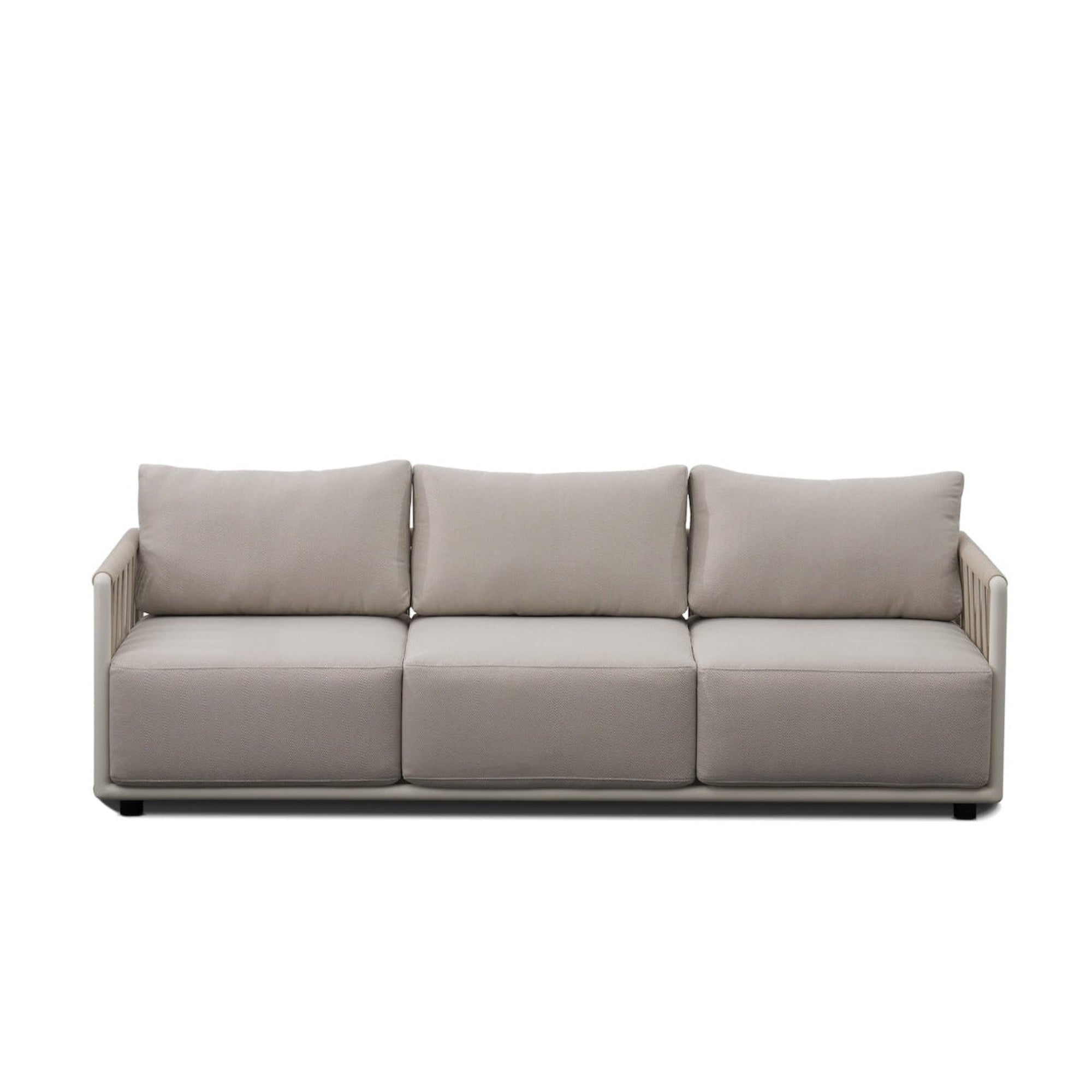 Palm Haus Outdoor Upholstered Rope 3-Seater Sofa