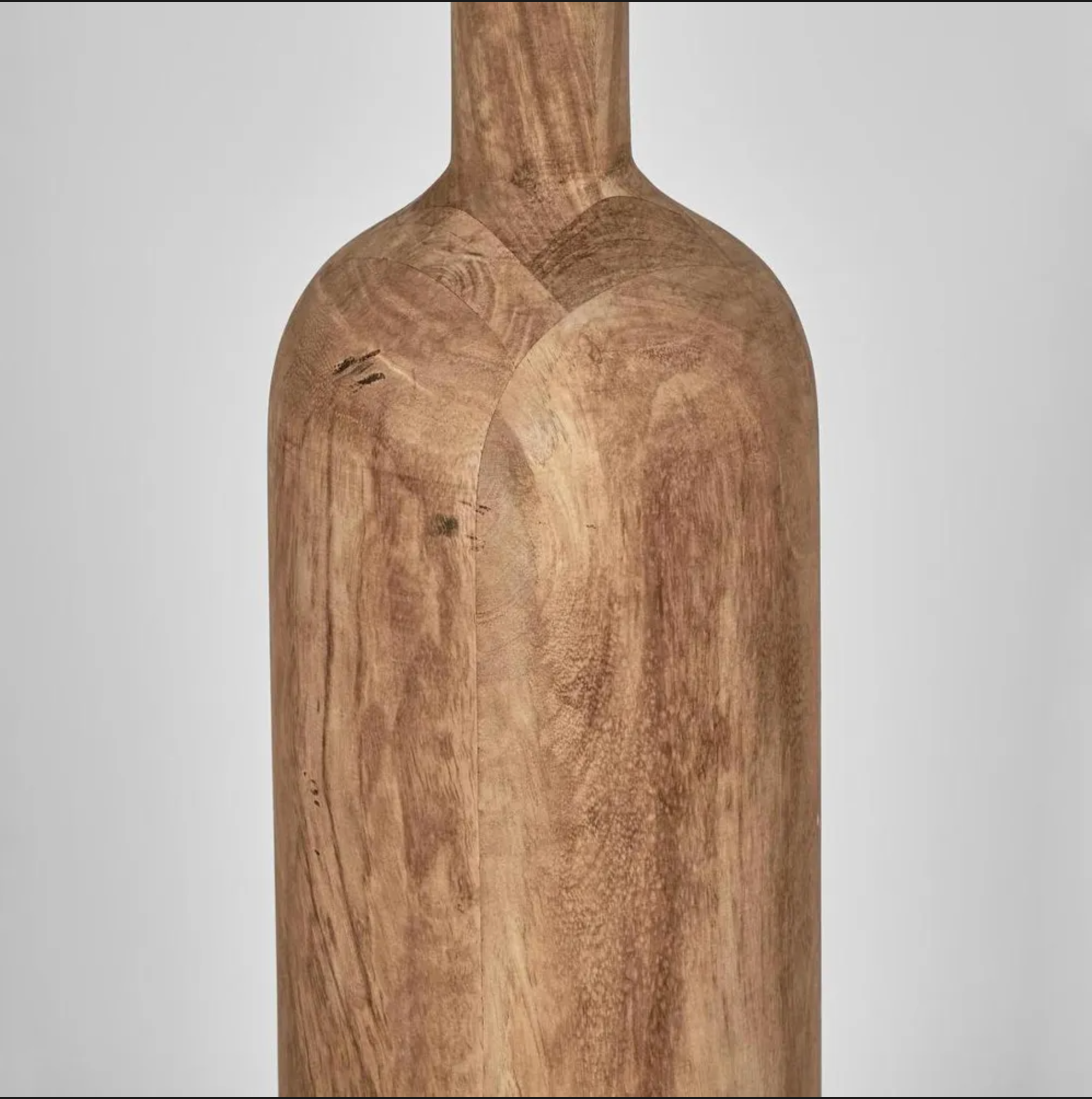 Timber Floor Lamp with Natural Shade