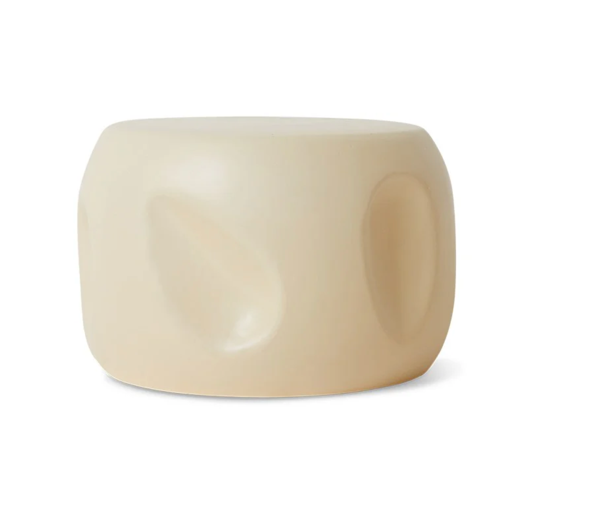 HK Living Currents Ceramic Side Table Shell
