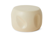 HK Living Currents Ceramic Side Table Shell