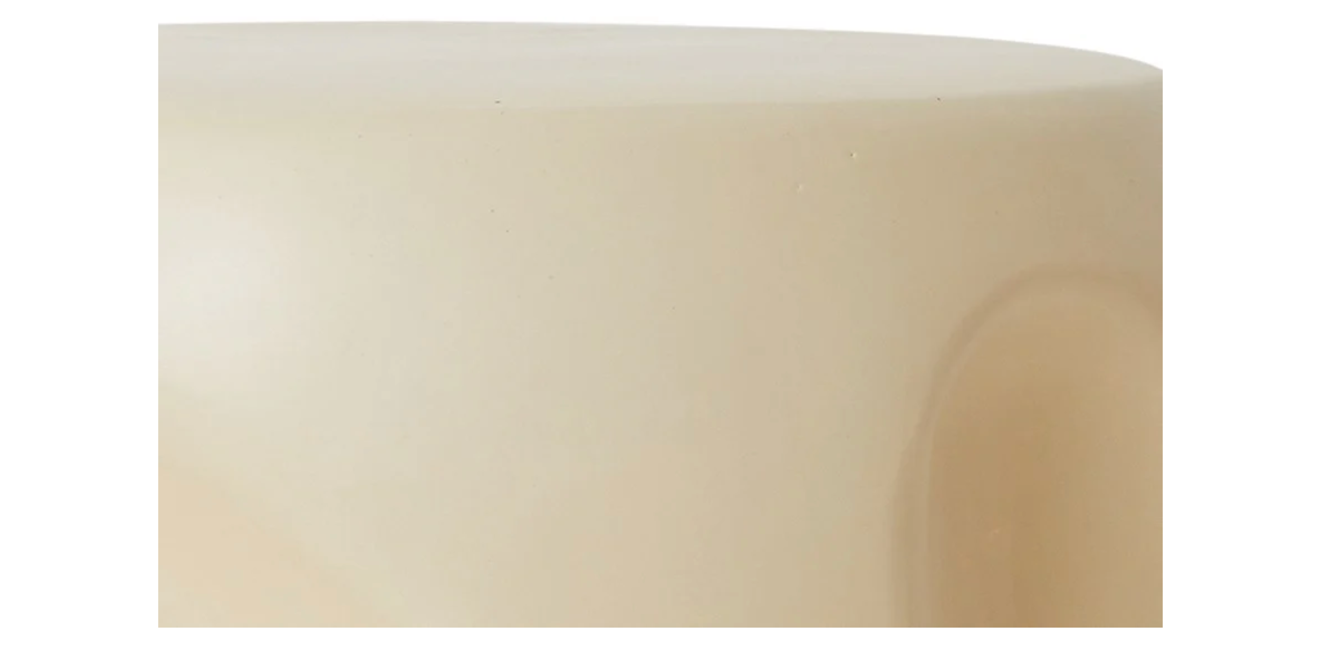 HK Living Currents Ceramic Side Table Shell