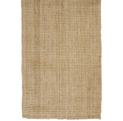 Bleached Natural Jute Rug - small