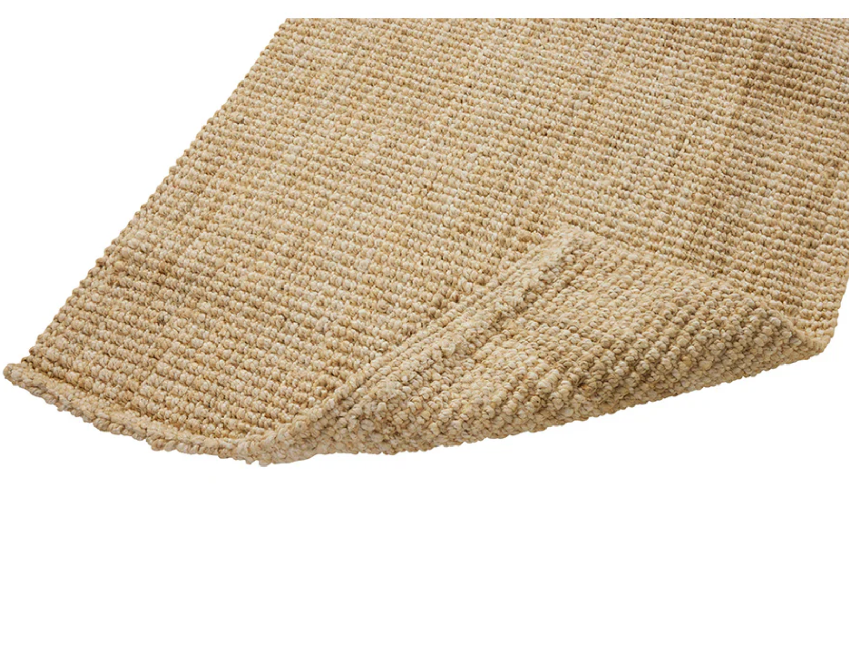 Bleached Natural Jute Rug - small