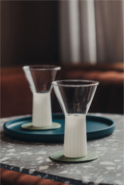 Saarde Kairos Wine & Cocktail Glass | Opaque White