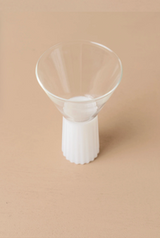 Saarde Kairos Wine & Cocktail Glass | Opaque White