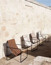 Ferm Living Desert Lounge Chair - Black/Soil