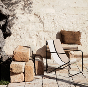 Ferm Living Desert Lounge Chair - Black/Soil