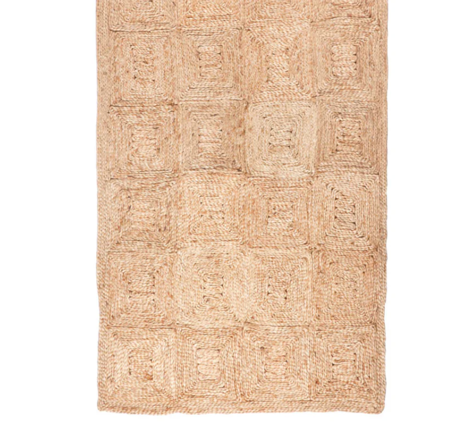 The Squares Rug - Jute - 2m x 3m