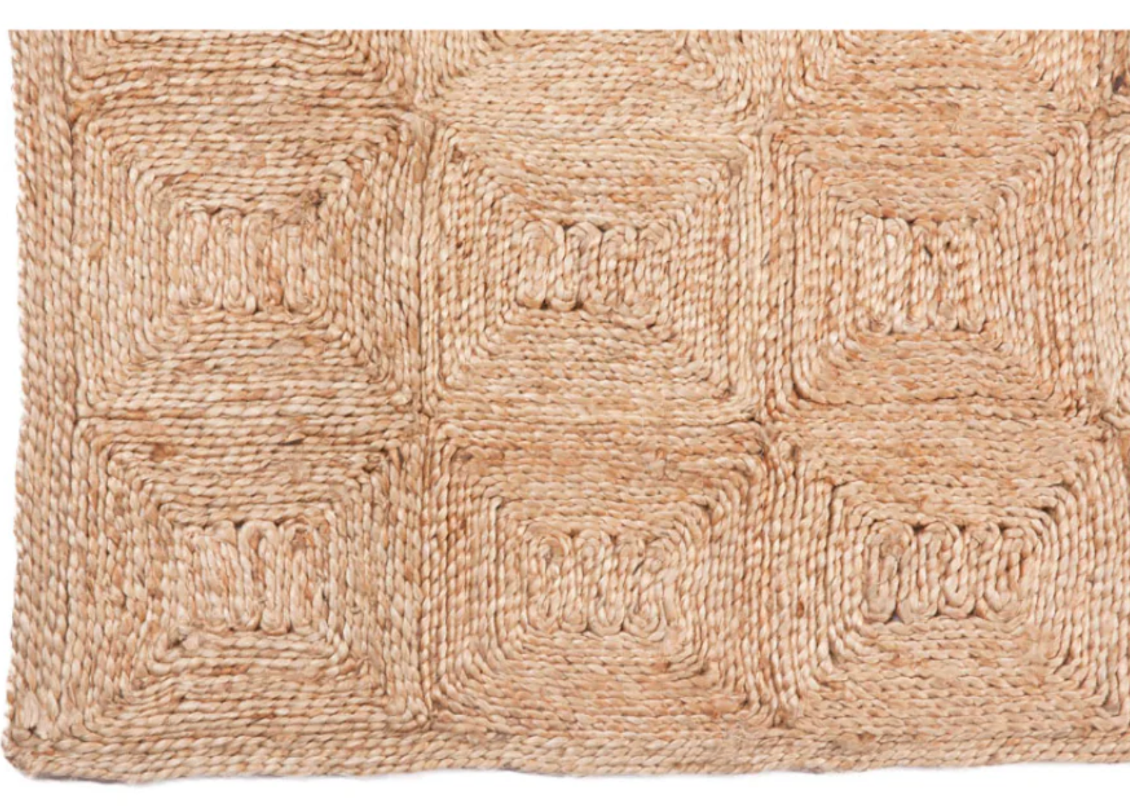The Squares Rug - Jute - 2m x 3m