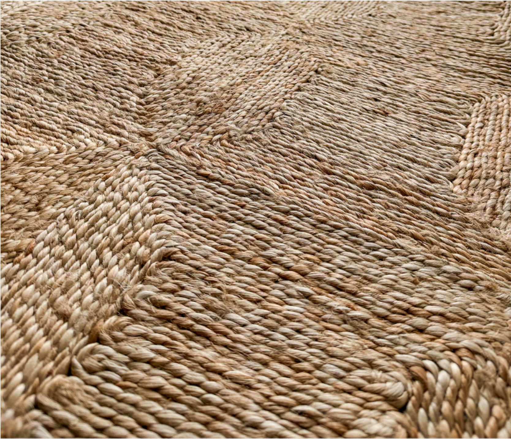 The Squares Rug - Jute - 2m x 3m