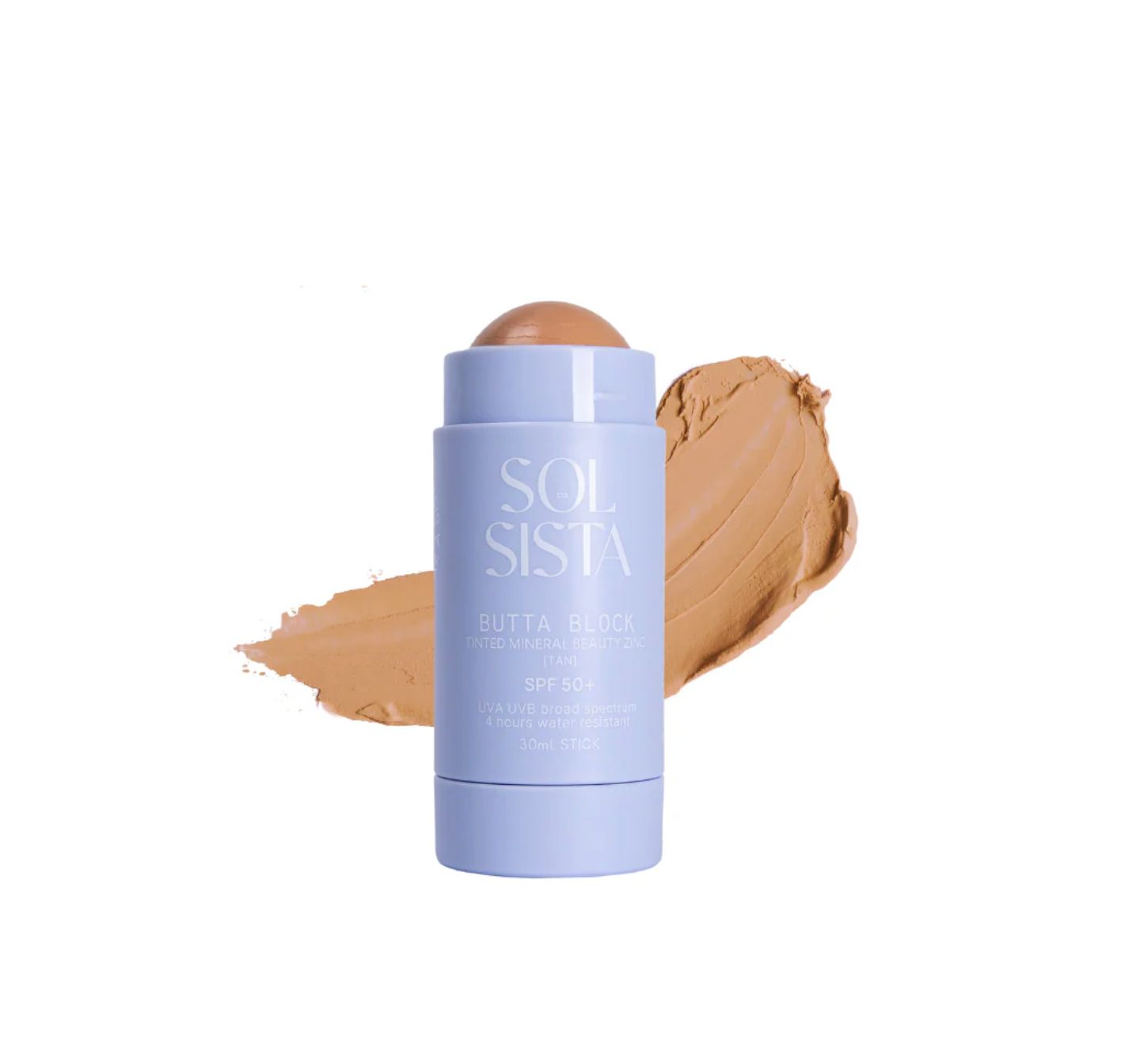 Sol Sista Collective Butta Block™️ Mineral Tinted SPF50+ Sunscreen Balm - MEDIUM TAN