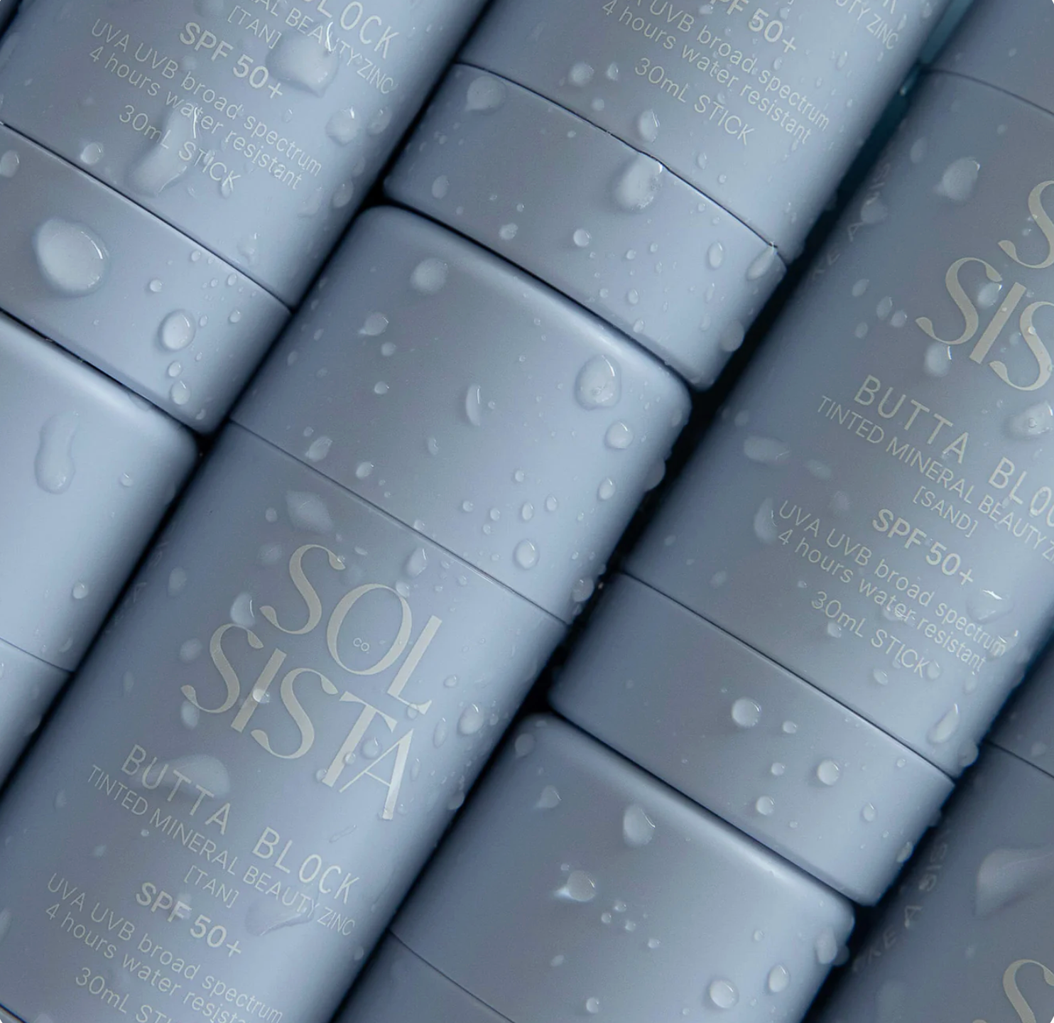 Sol Sista Collective Butta Block™️ Mineral Tinted SPF50+ Sunscreen Balm - MEDIUM TAN