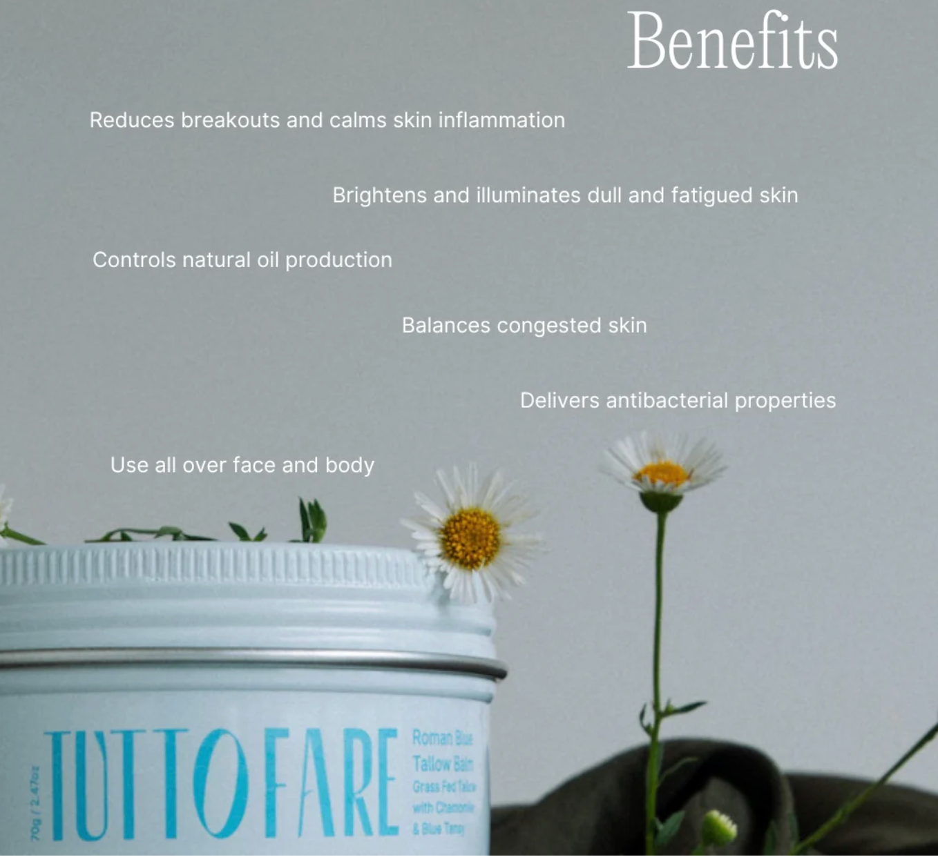 Tuttofare Roman Blue Tallow Balm