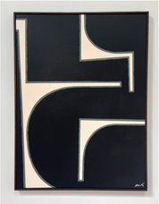 ARTWORK - Composition with Green- Jo Cardiff - Local Noosa Artist