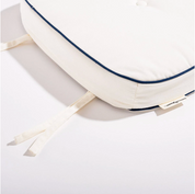 Business & Pleasure The Al Fresco Chair Cushion - Rivie White