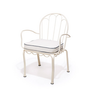 Business & Pleasure The Al Fresco Chair Cushion - Rivie White