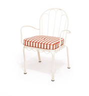 Business & Pleasure The Al Fresco Dining Chair Cushion - Monaco Le Sirenuse Stripe