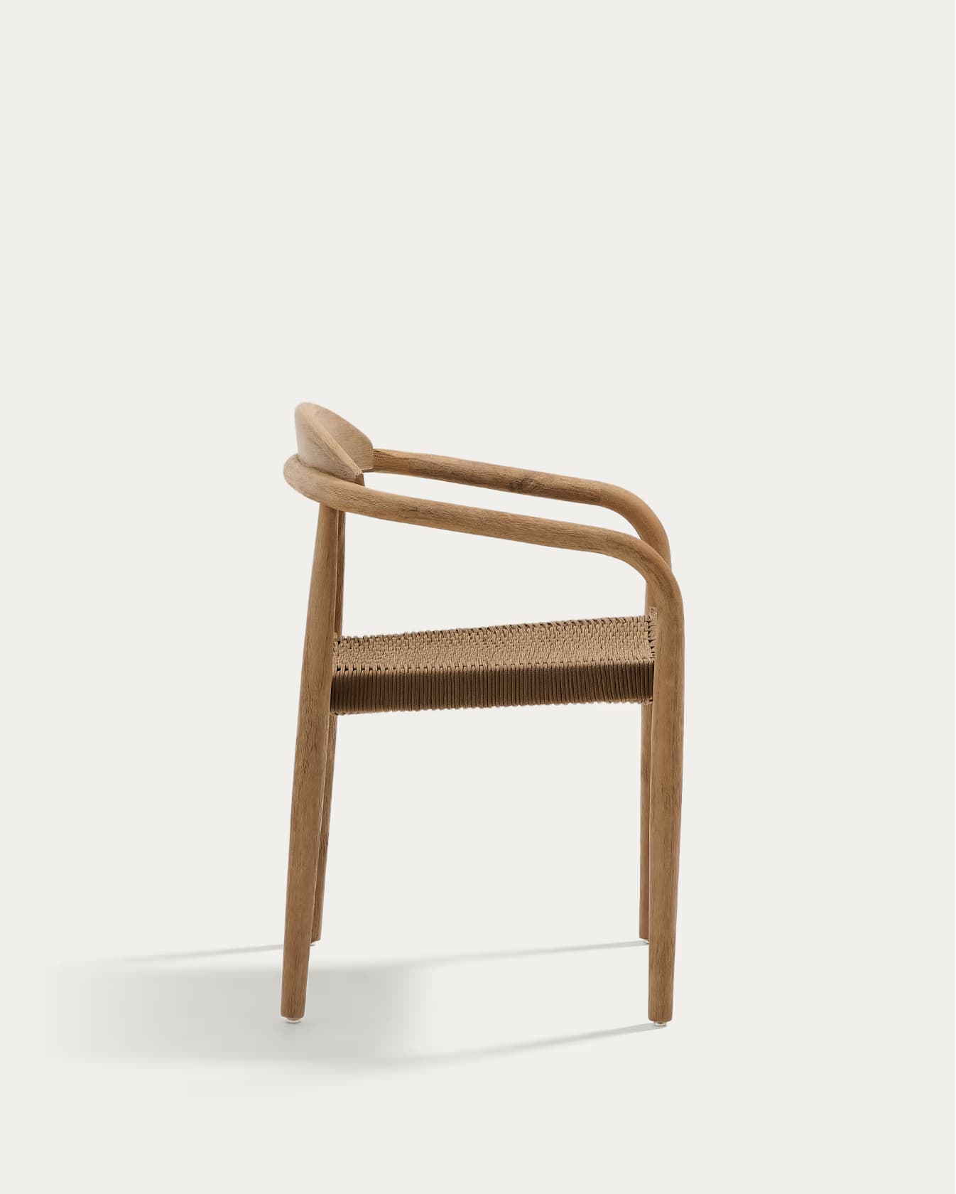 Nara Outdoor Dining Chair - Natural Acacia & Beige Rope