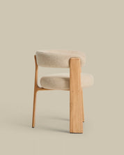 Harbour Outdoor Chair - Natural Teak & Beige