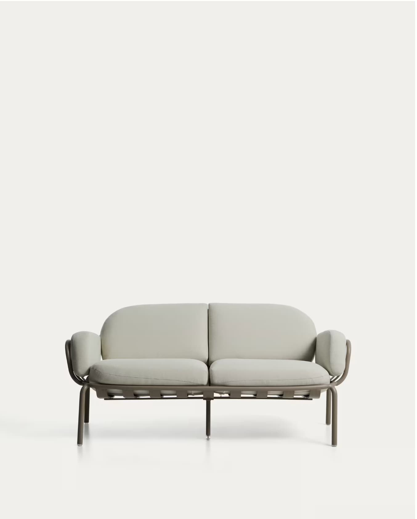 Riverstone Outdoor 2 Seater Sofa - Taupe + Beige