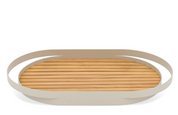 PEBL Cloud Outdoor Tray (Teak & Aluminium)