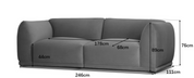 The Duke Sofa - Velvet Sofa