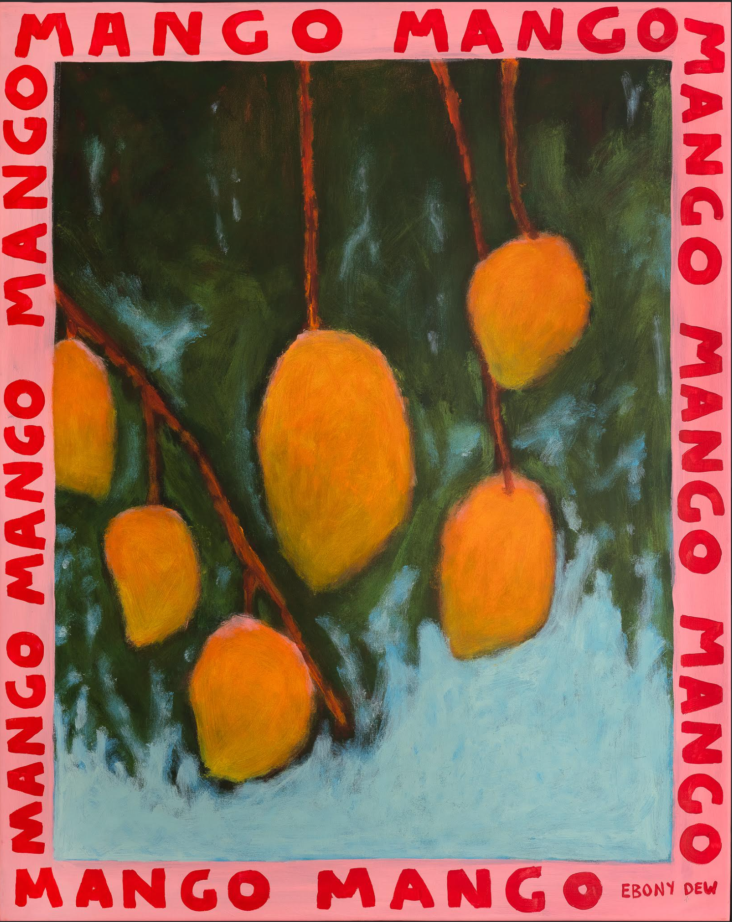 ARTWORKS - Mango - Original Artwork - Ebony Dew