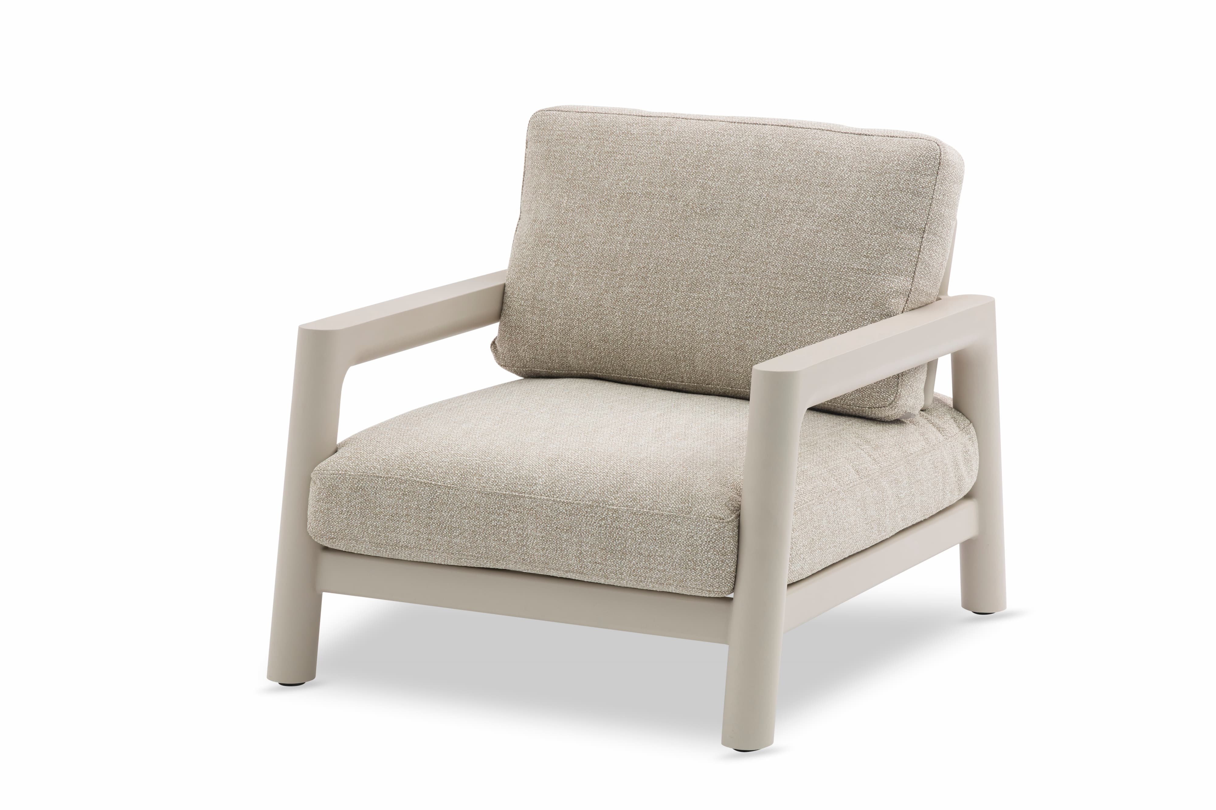 PEBL - Tolo Outdoor Lounge Chair - Aluminium