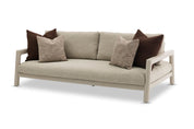 PEBL - Tolo 3 Seater Outdoor Sofa/Daybed - Aluminium