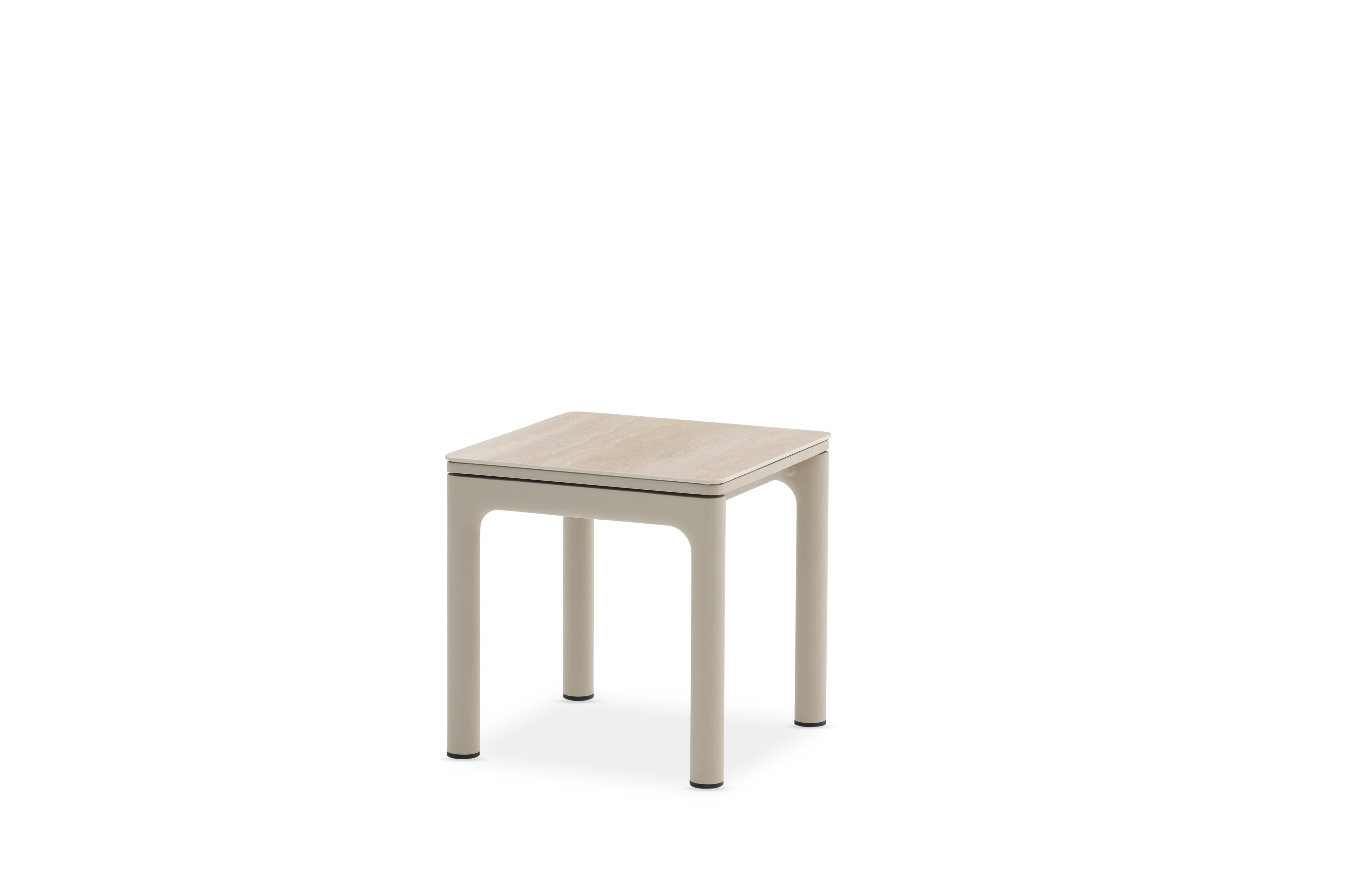 PEBL - Tolo Outdoor Side Table (Aluminium & Ceramic)