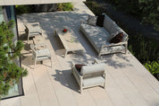 PEBL - Tolo 3 Seater Outdoor Sofa/Daybed - Aluminium