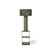 Palm Haus Outdoor Floor Lamp with Side Table – Solar Powered