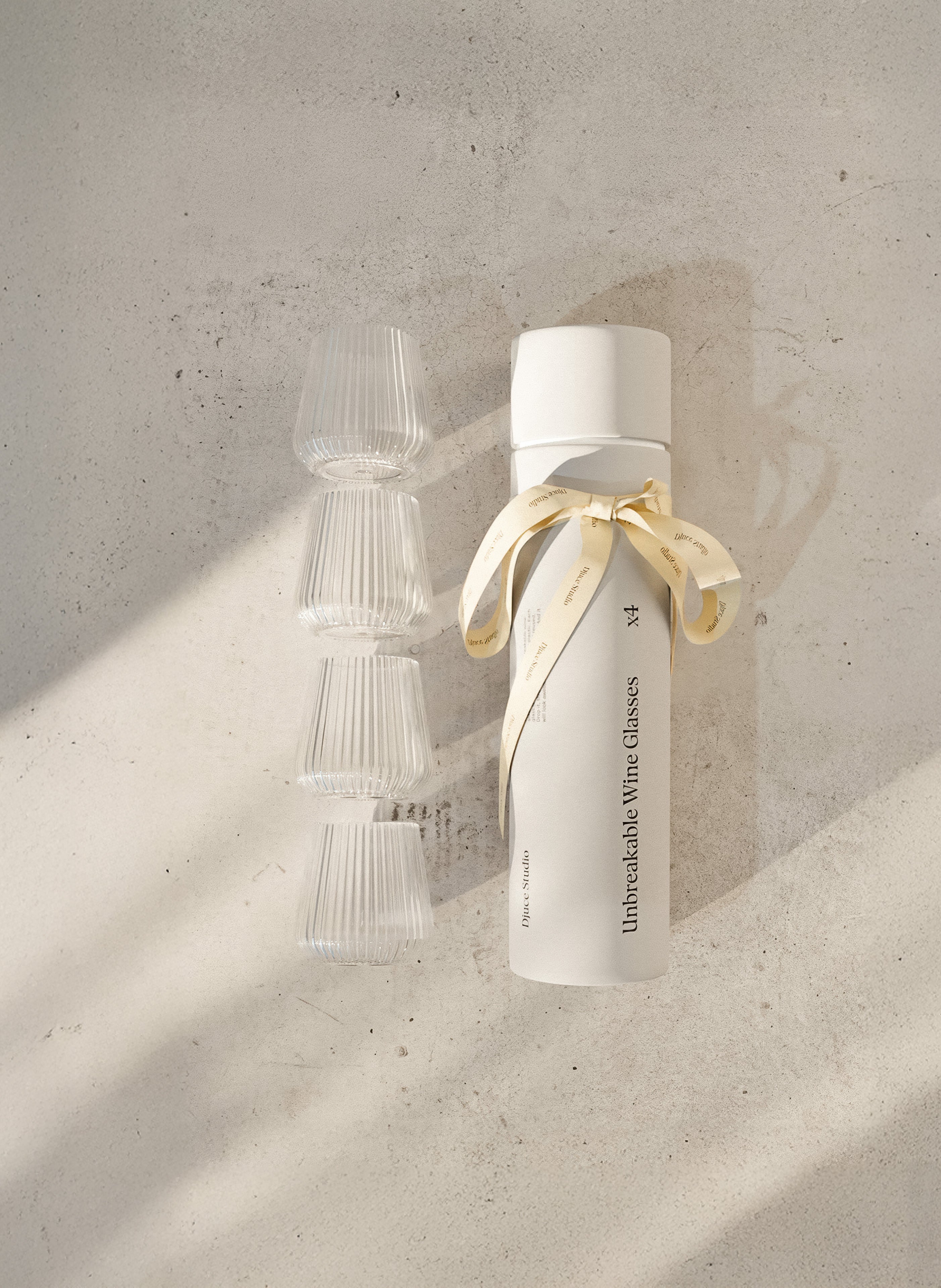 Djuce Studio Unbreakable Wine Glass — where elegance meets everyday life pack of 4