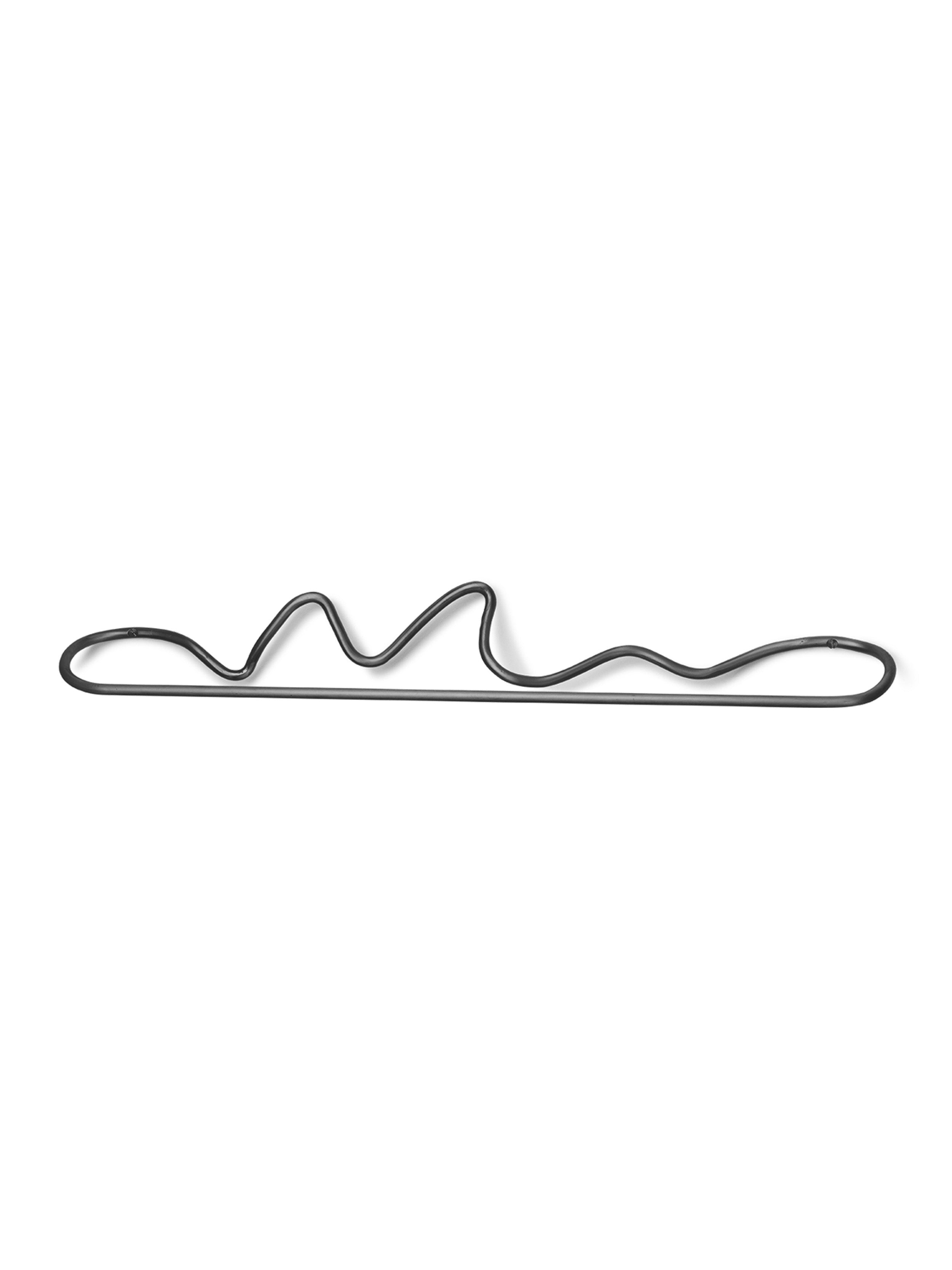 Ferm Living Curvature Towel Hanger - Black Brass